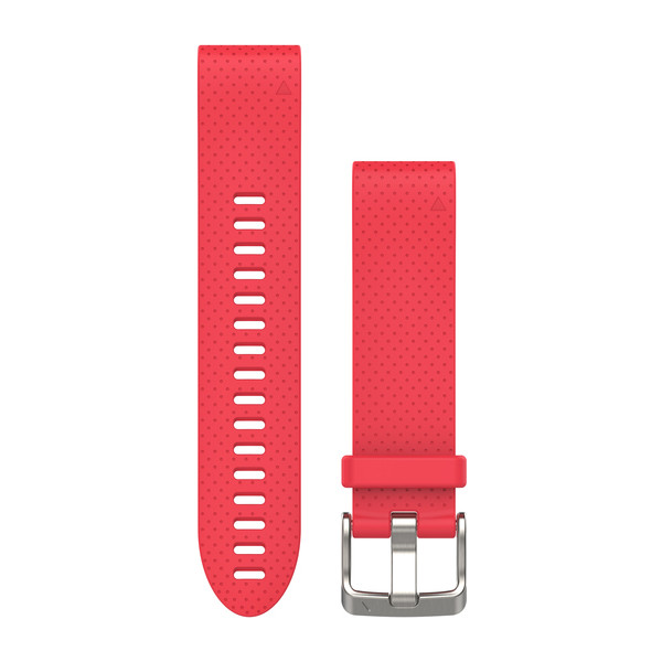 Bracelet QuickFit - 20mm - Silicone rose pour  Garmin fenix 6s 