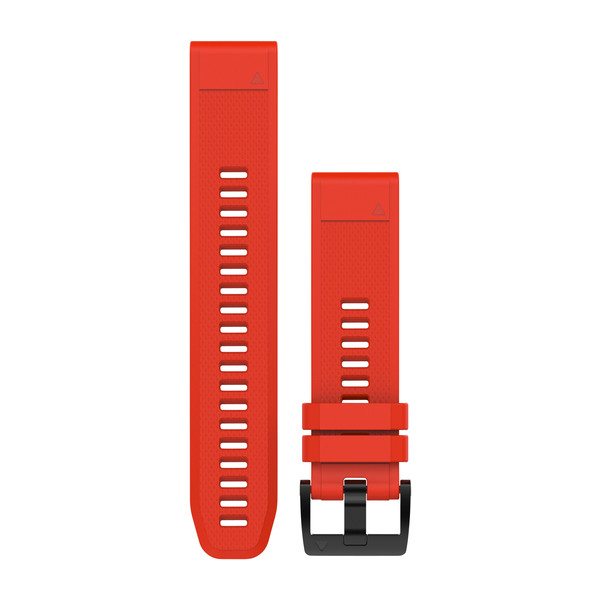 Bracelet QuickFit - 22mm Silicone rouge pour  Garmin epix (Gen 2) 