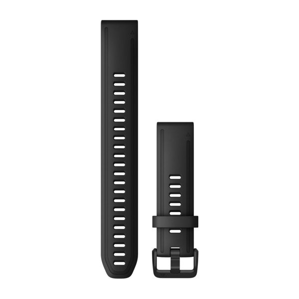Bracelet QuickFit - 20mn - Silicone noir (Large)  pour  fenix 7S 