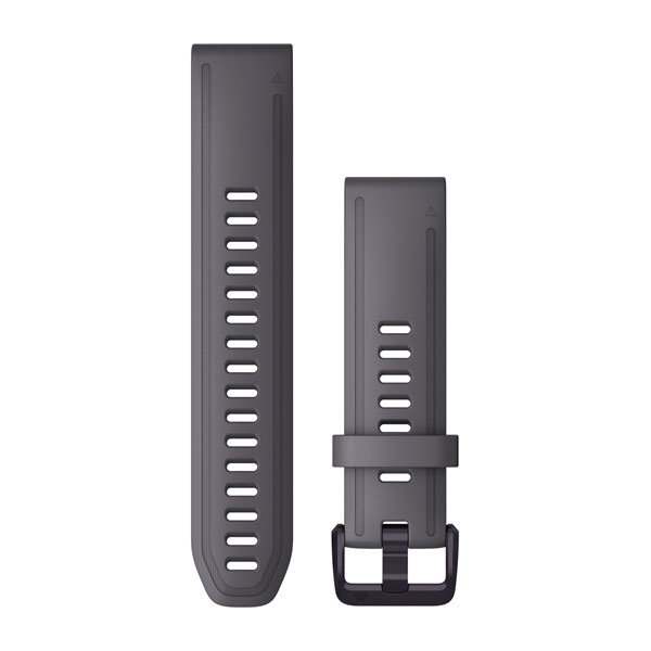 Bracelet QuickFit - 20mn - Silicone gris argile avec fermoir améthyste pour  fenix 7S 