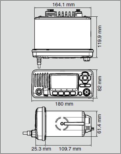 VHF Marine Fixe Icom IC M-323